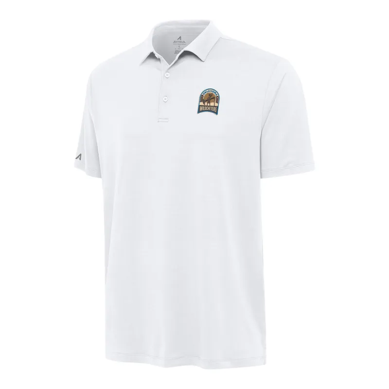 PBR x Antigua Oklahoma Wildcatters Reprocess Polo - White made by Antigua