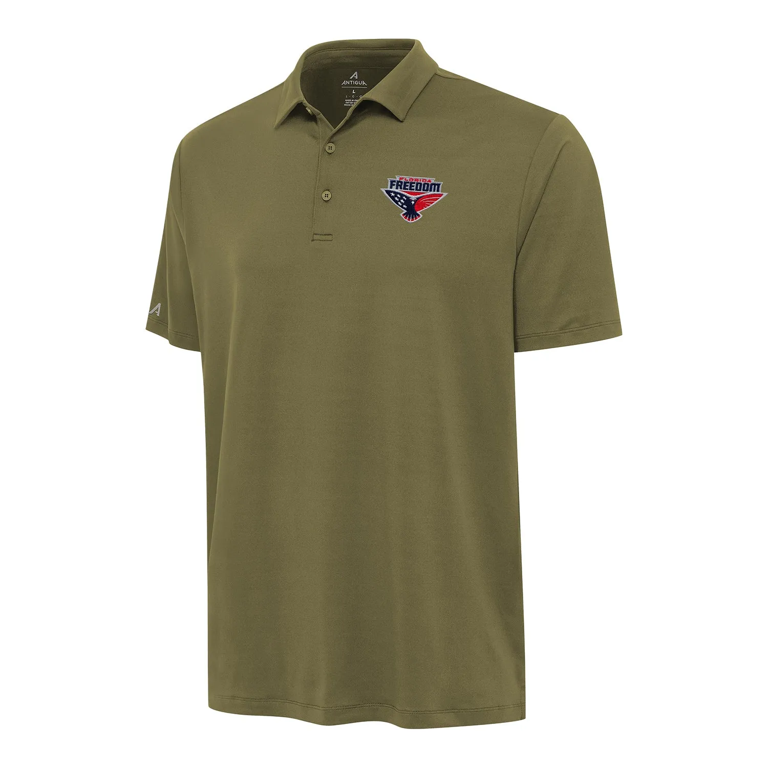 PBR x Antigua Florida Freedom Reprocess Polo - Burnt Olive sold by PBR