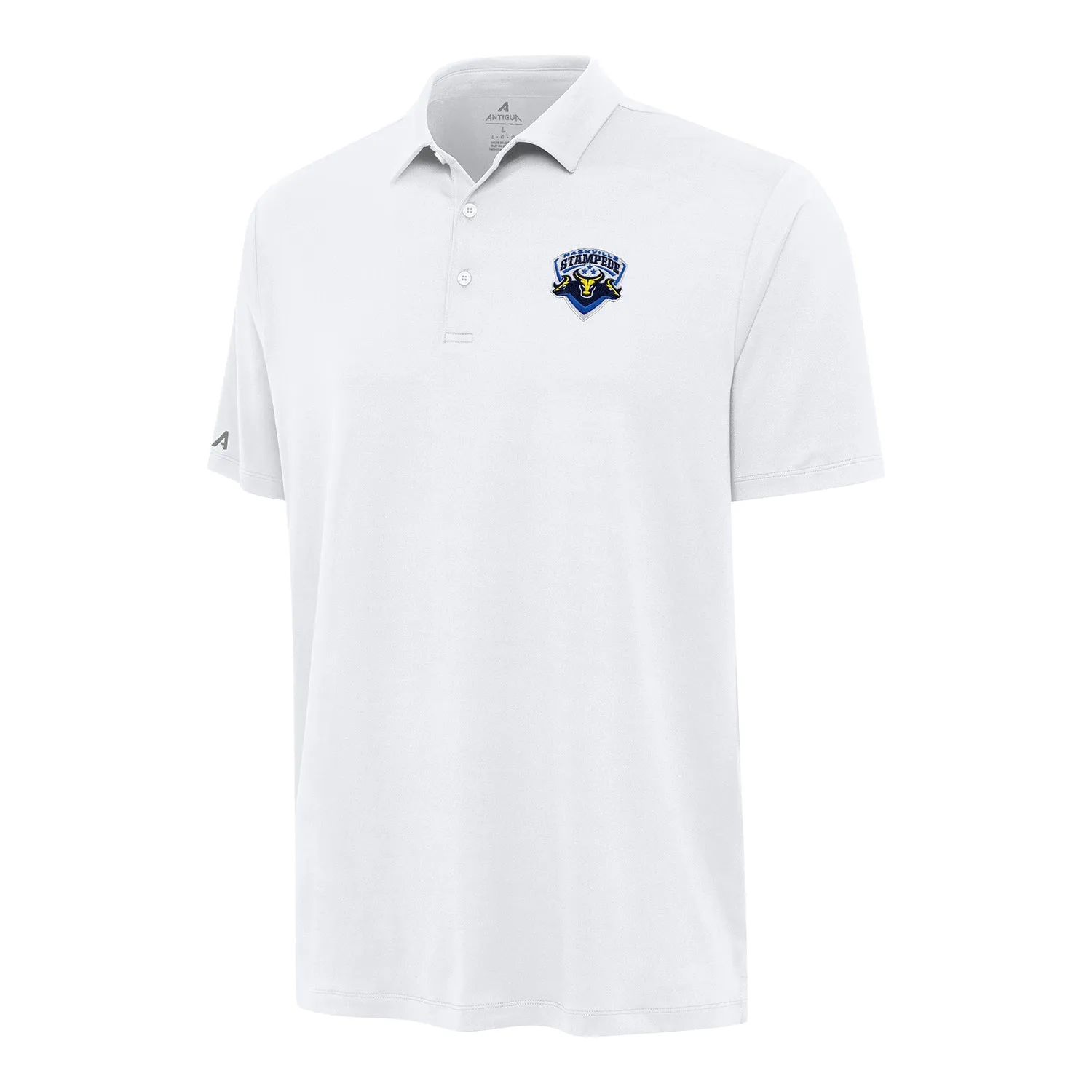 PBR x Antigua Nashville Stampede Reprocess Polo - White sold by PBR