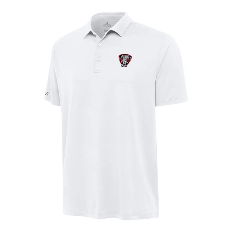 PBR x Antigua Missouri Thunder Reprocess Polo - White made by Antigua