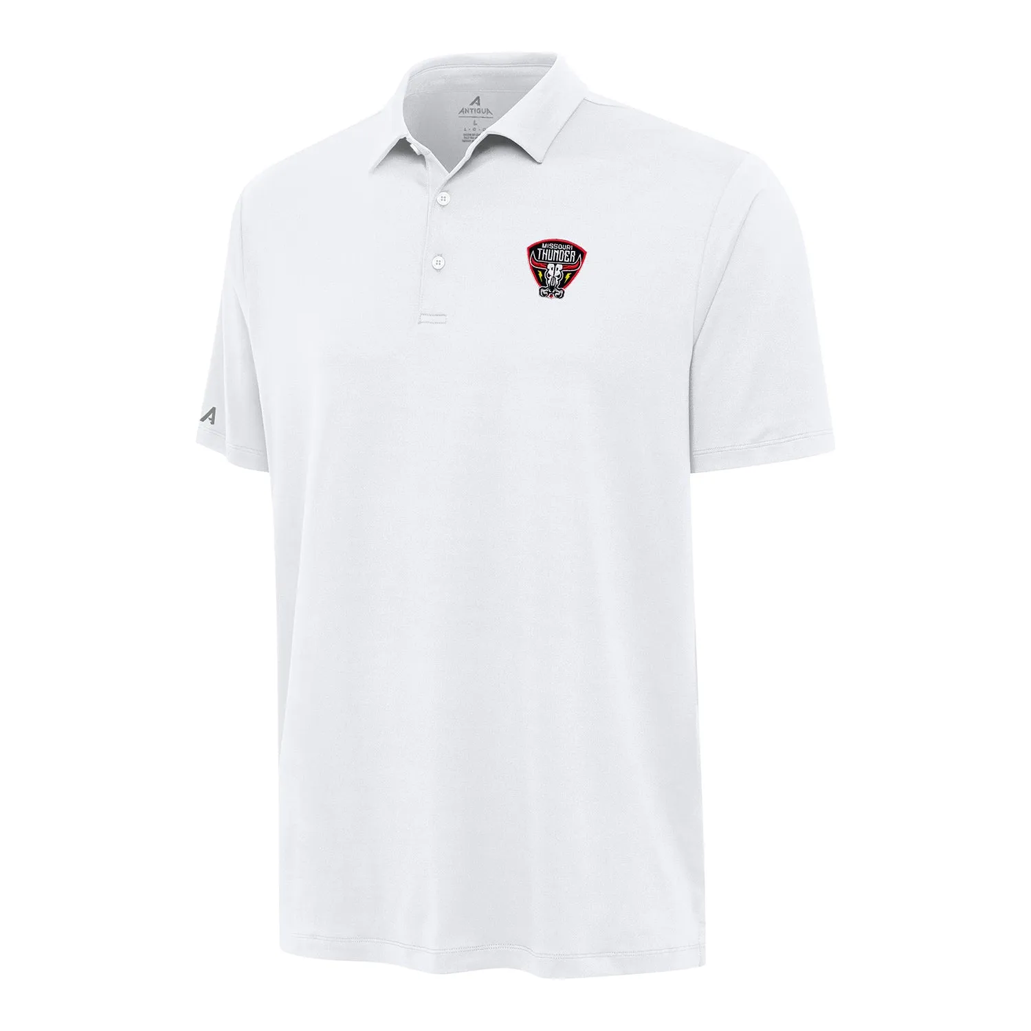 PBR x Antigua Missouri Thunder Reprocess Polo - White sold by PBR