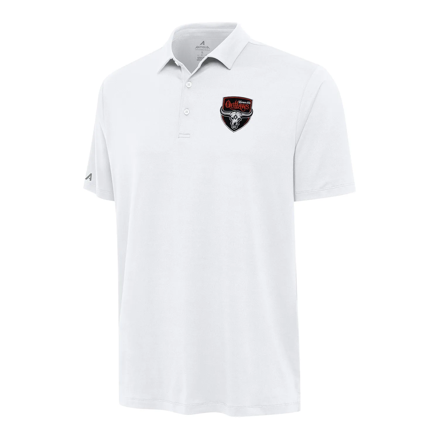 PBR x Antigua Kansas City Outlaws Reprocess Polo - White sold by PBR