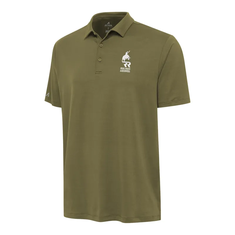 PBR x Antigua Arizona Ridge Riders Reprocess Polo - Burnt Olive made by Antigua