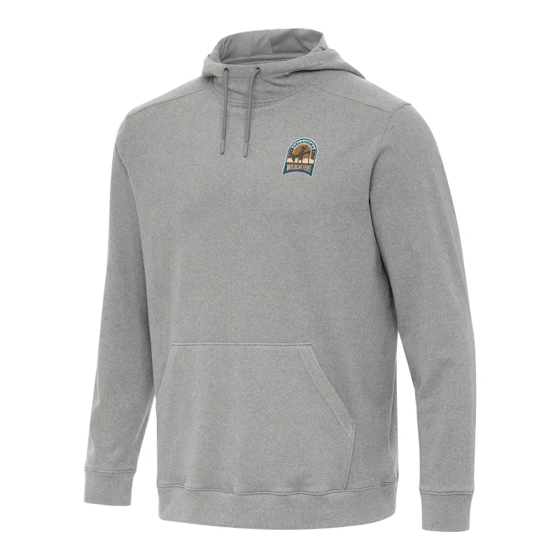 PBR x Antigua Oklahoma Wildcatters Cloud Pullover Hoodie - Grey Heather sold by PBR