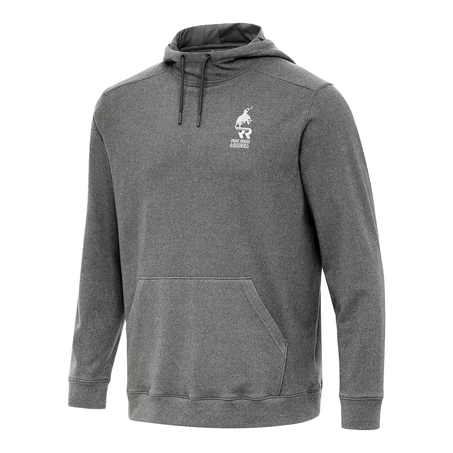 PBR x Antigua Arizona Ridge Riders Cloud Pullover Hoodie - Light Heather Black sold by PBR