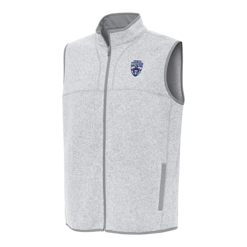 PBR x Antigua New York Mavericks Fortune Vest - Light Grey Heather sold by PBR
