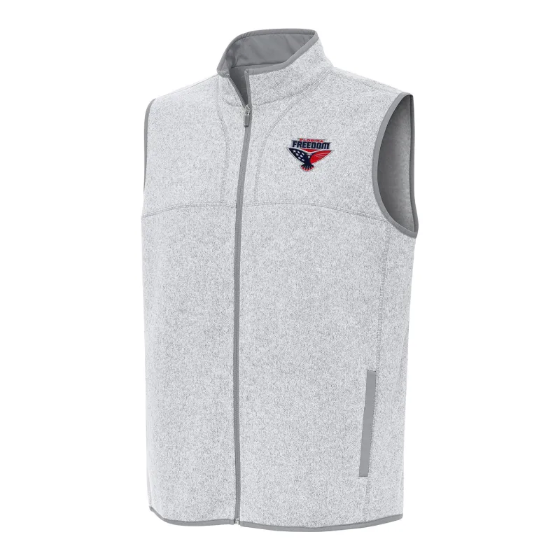 PBR x Antigua Florida Freedom Fortune Vest - Light Grey Heather sold by PBR