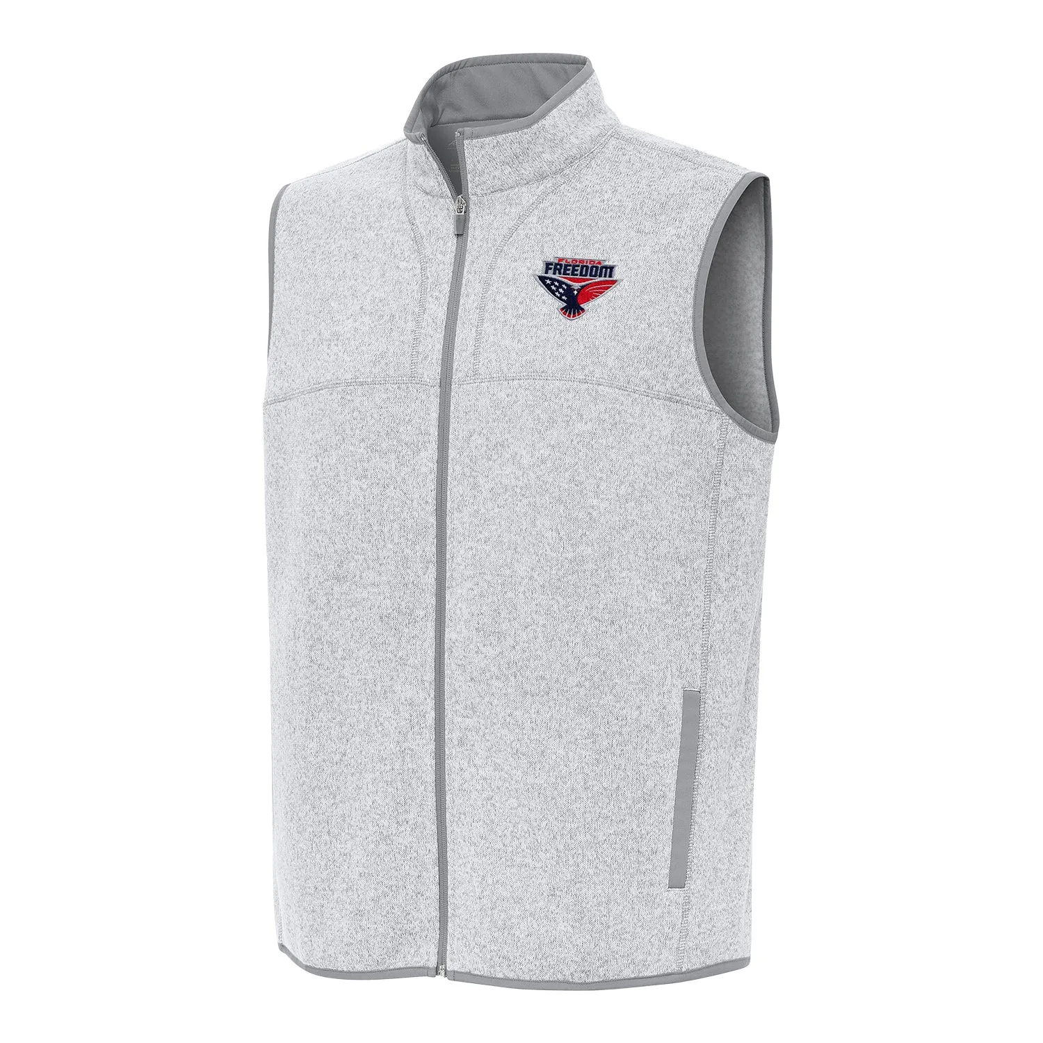 PBR x Antigua Florida Freedom Fortune Vest - Light Grey Heather sold by PBR