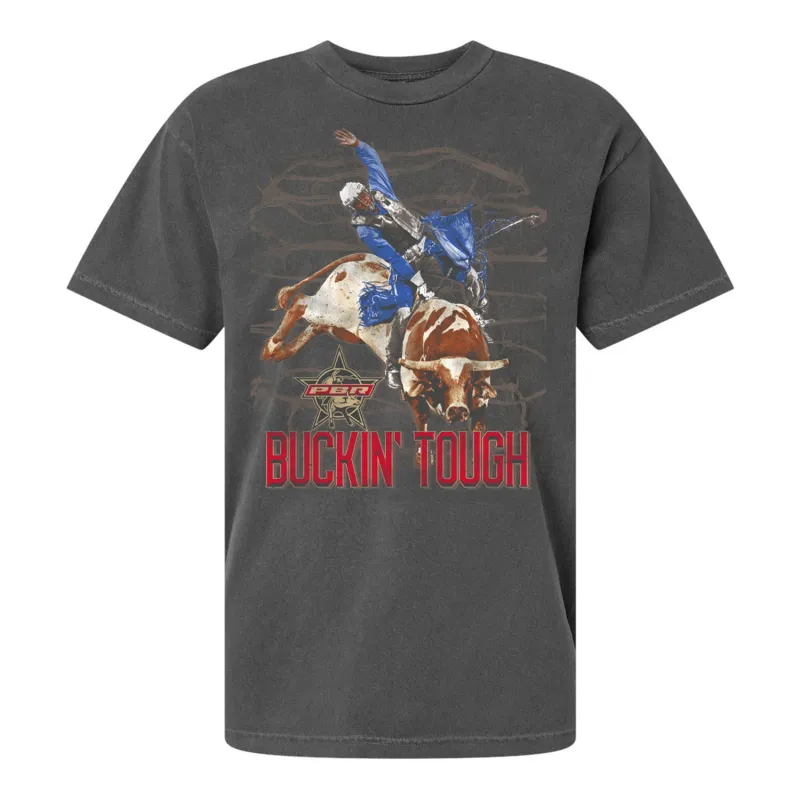 PBR Buckin Tough T-Shirt - Black made by PBR