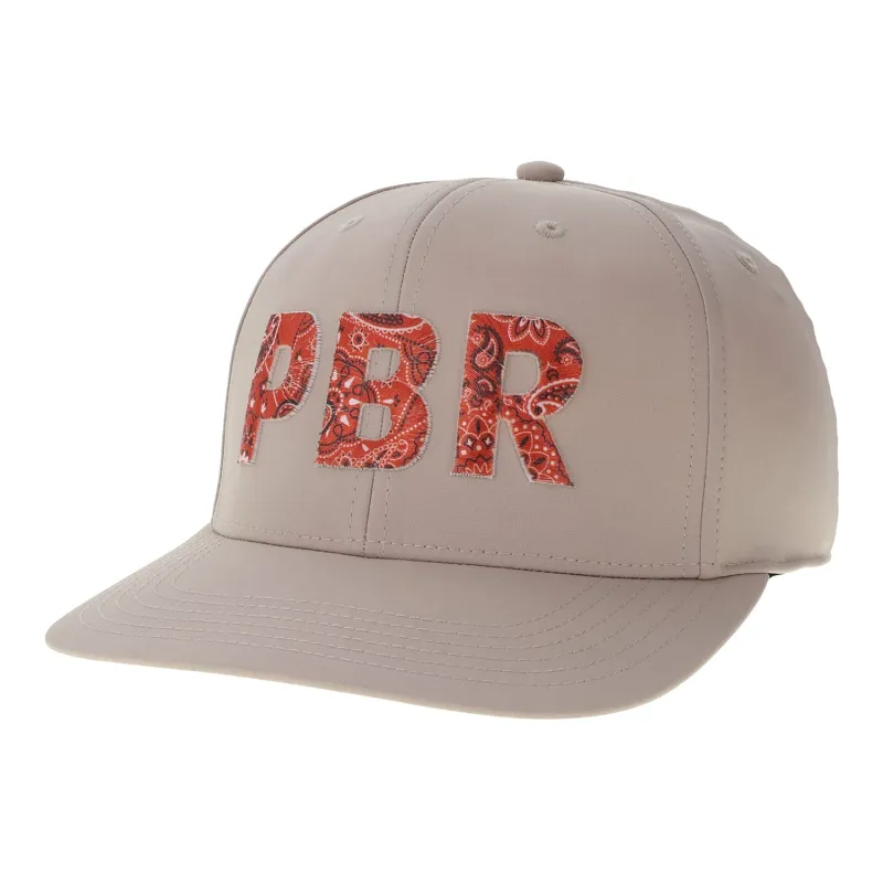 PBR Ladies Red Floral Patch Hat - Khaki made by PBR