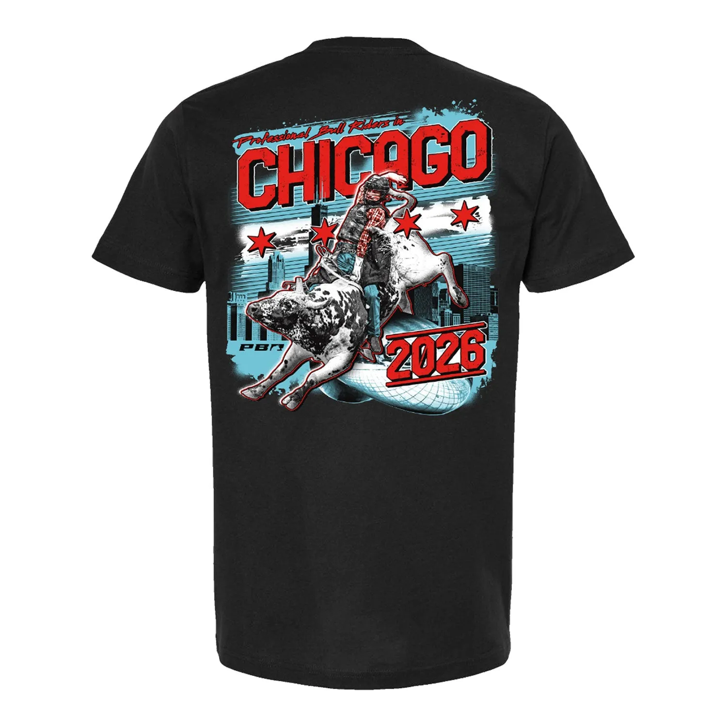 PBR Chicago 2026 Stars and Stripes T-Shirt sold by PBR