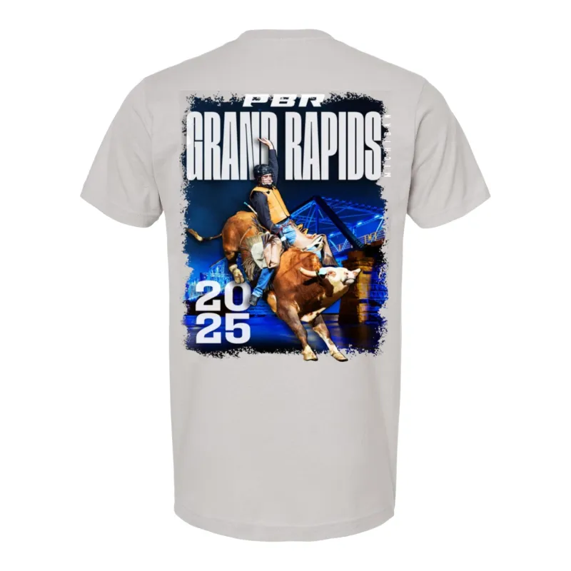 PBR Grand Rapids 2025 Velocity City T-Shirt - Grey sold by PBR