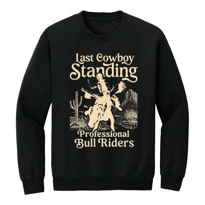 Last Cowboy Standing Crewneck Sweatshirt sold by PBR
