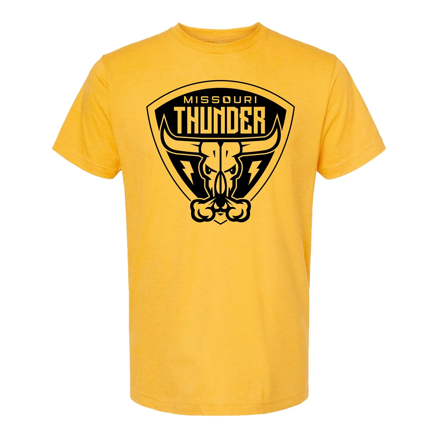 Missouri Thunder Logo T-Shirt - Yellow sold by PBR