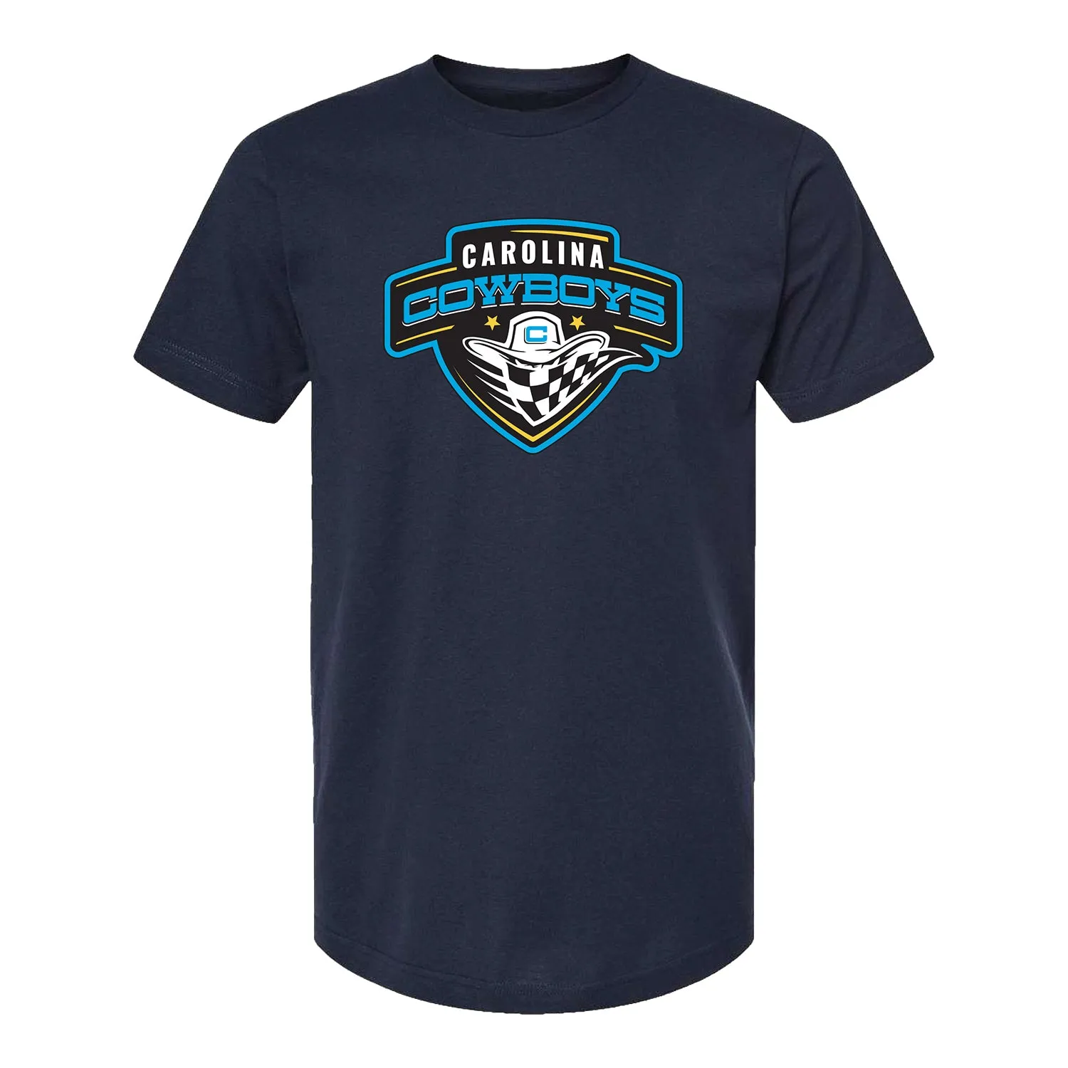 Carolina Cowboys Logo T-Shirt - Navy sold by PBR