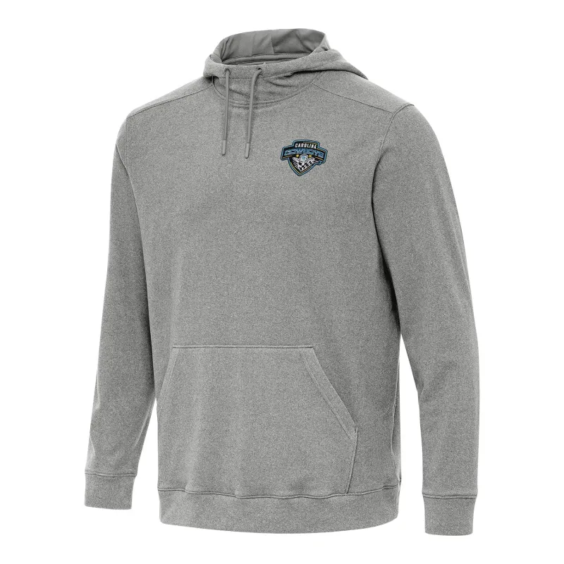 PBR x Antigua Carolina Cowboys Cloud Pullover Hoodie - Black Heather made by Antigua