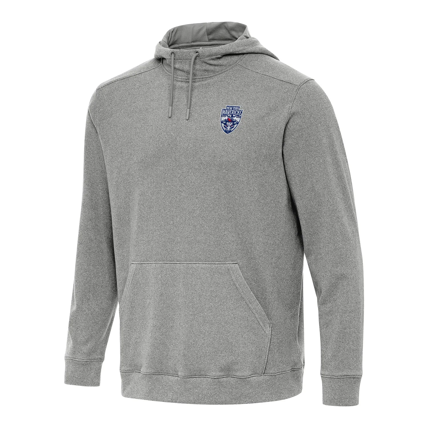 PBR x Antigua New York Mavericks Cloud Pullover Hoodie - Black Heather sold by PBR