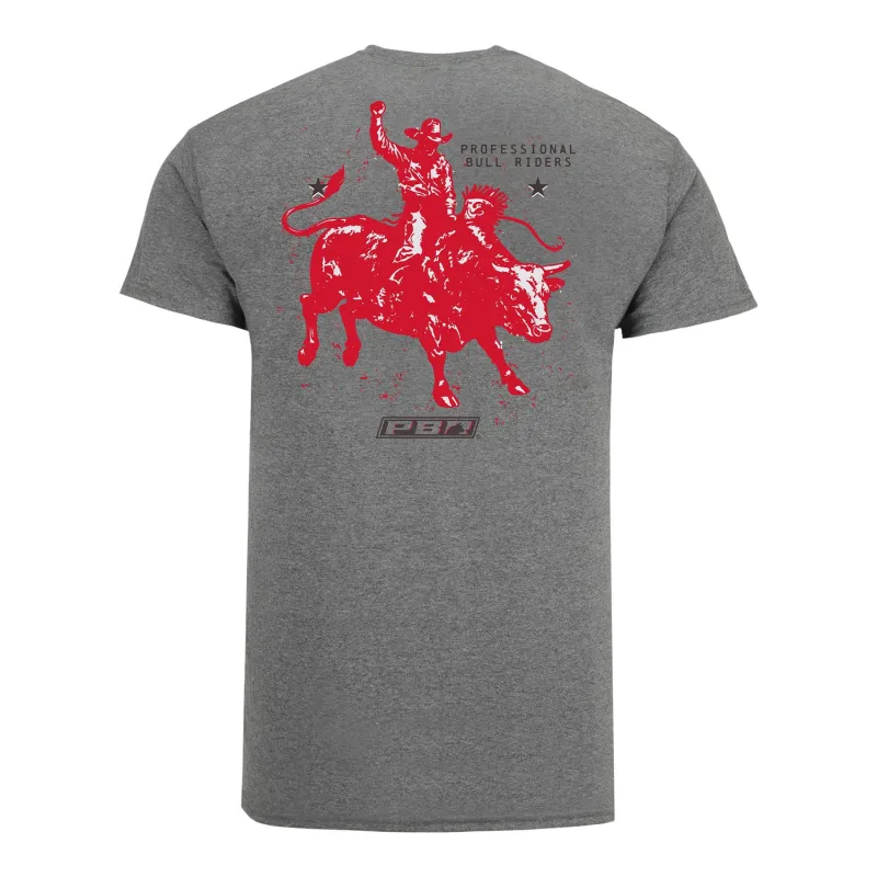 PBR Red Rider T-Shirt - Grey made by PBR