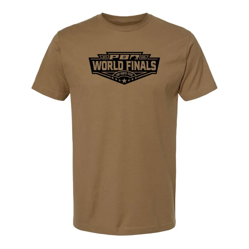 PBR 2026 World Finals Logo T-Shirt - Brown made by PBR