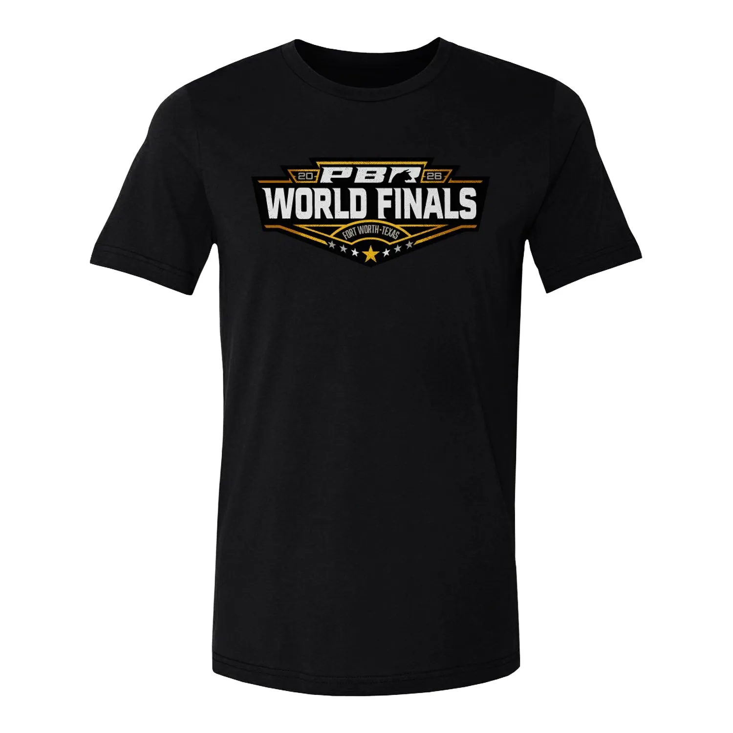 PBR 2026 World Finals Online Exclusive Signature Logo T-Shirt - Black sold by PBR