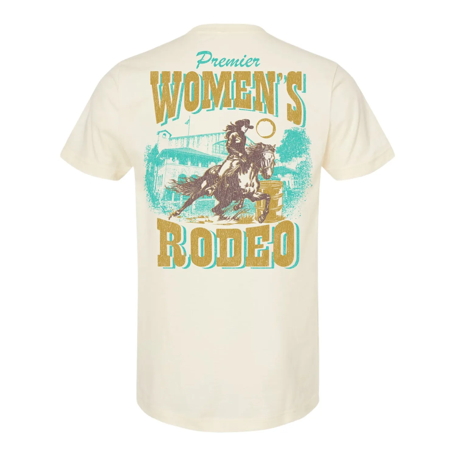PWR Cowgirl T-Shirt - Natural sold by PBR