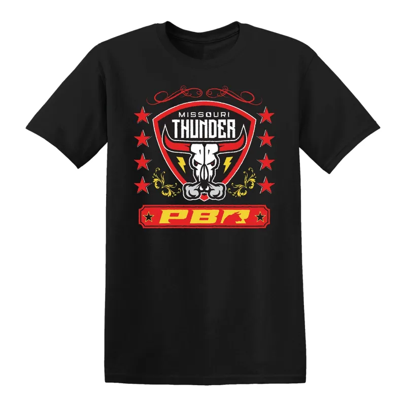 Missouri Thunder Crest T-Shirt - Black made by PBR