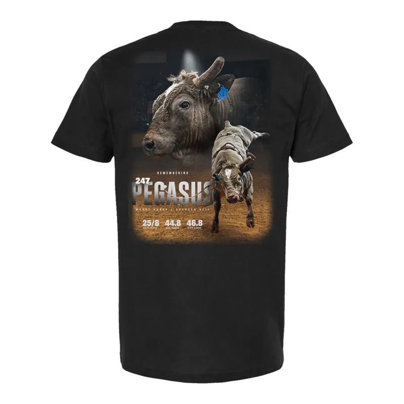 PBR Remembering Pegasus T-Shirt - Black made by PBR