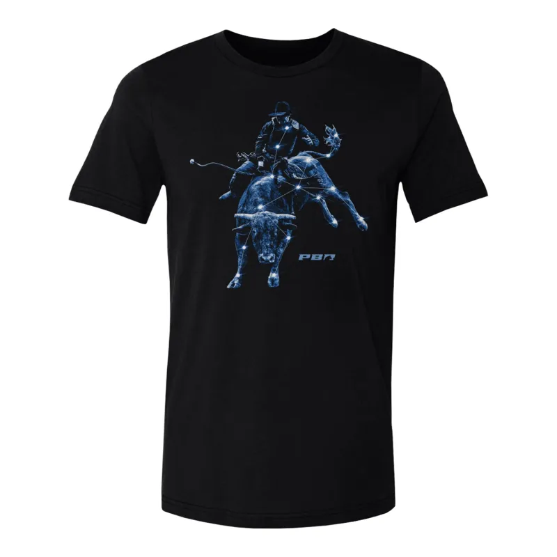PBR Space Cowboy Online Exclusive Bull Rider T-Shirt - Black made by 500 Level
