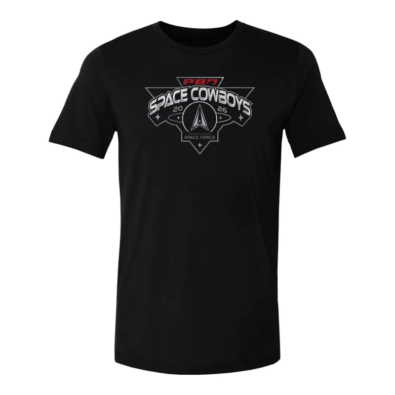 PBR Space Cowboy Online Exclusive Event Logo T-Shirt - Black made by 500 Level