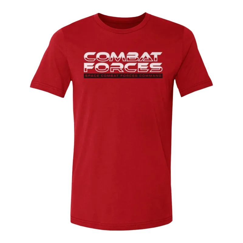 PBR Space Cowboy Event Online Exclusive "Combat Forces" T-Shirt - Red made by 500 Level