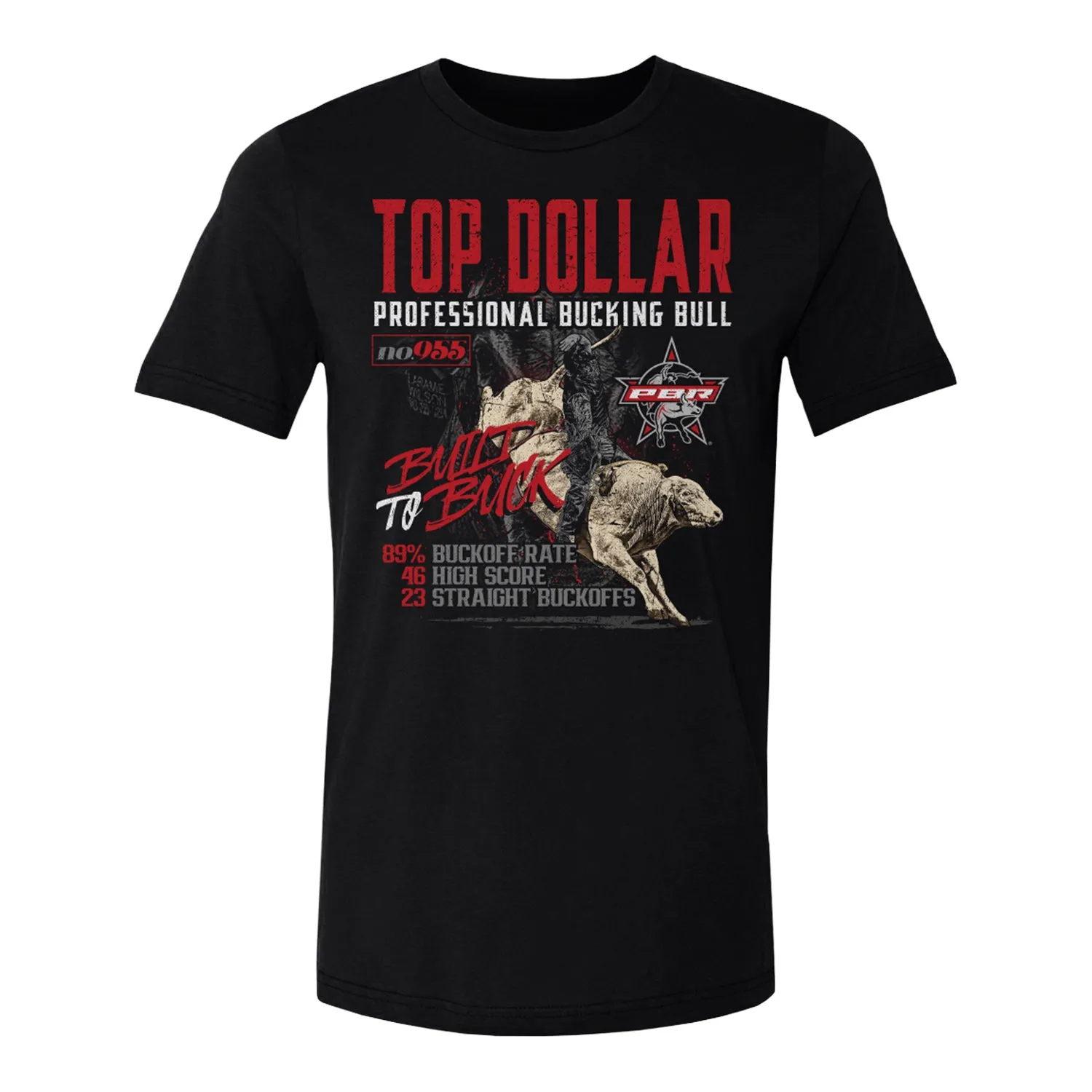 PBR Top Dollar T-Shirt - Black sold by PBR