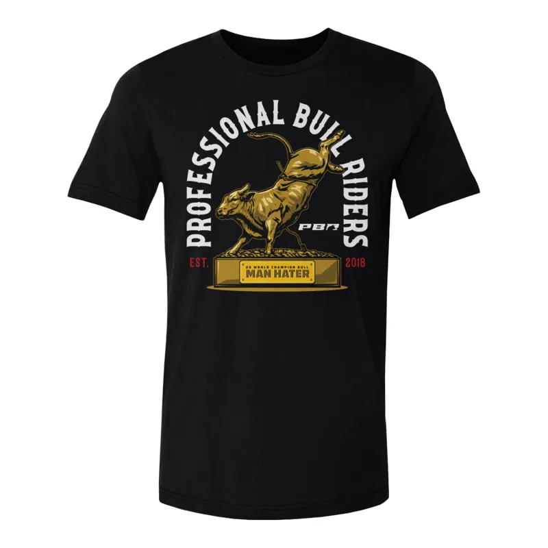 PBR Man Hater Trophy T-Shirt - Black made by PBR