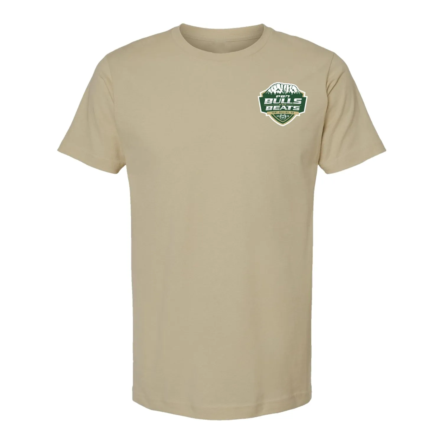 PBR CSU Bulls & Beats Event T-Shirt - Sand sold by PBR product image thumbnail 2