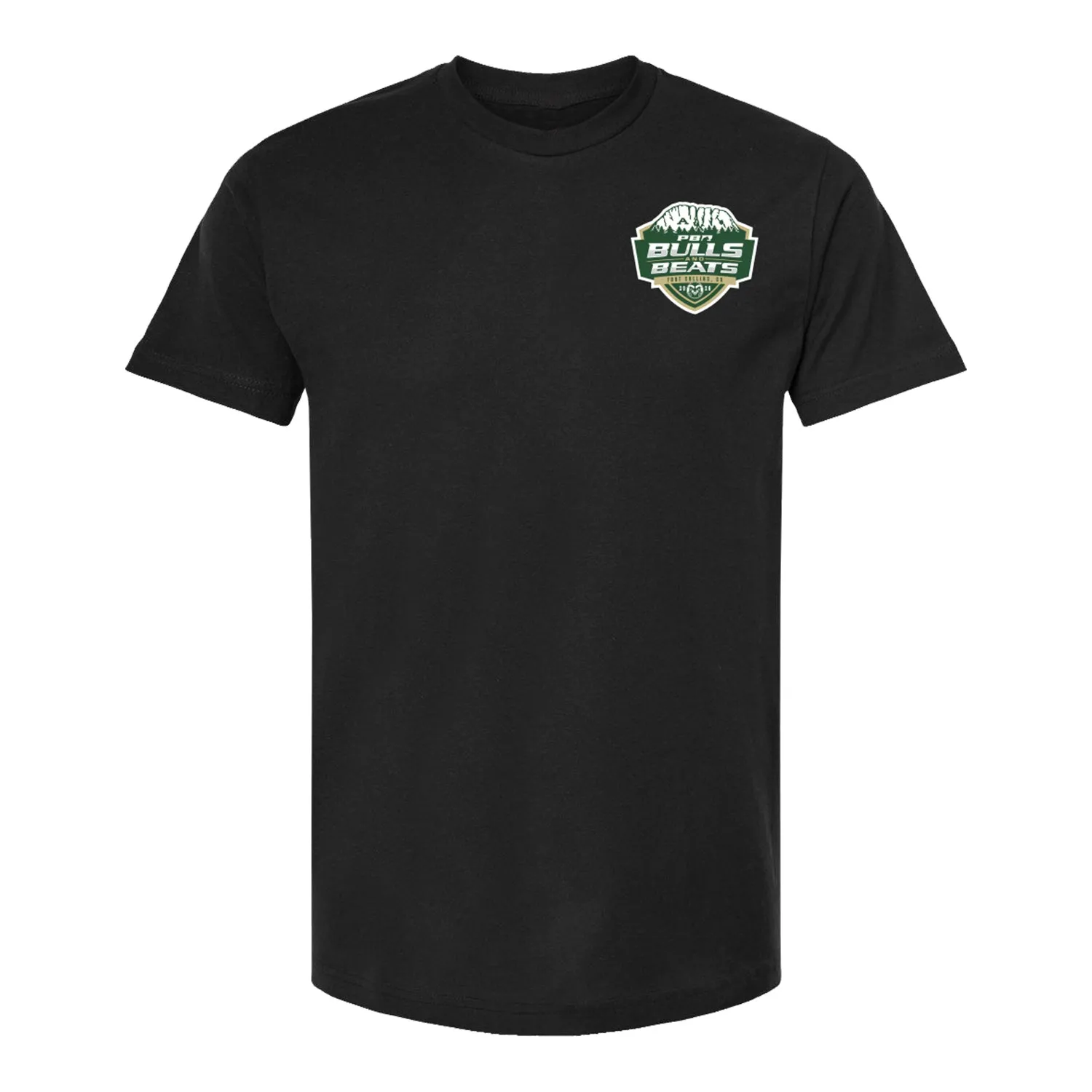 PBR CSU Bulls & Beats Event T-Shirt - Black sold by PBR product image thumbnail 2