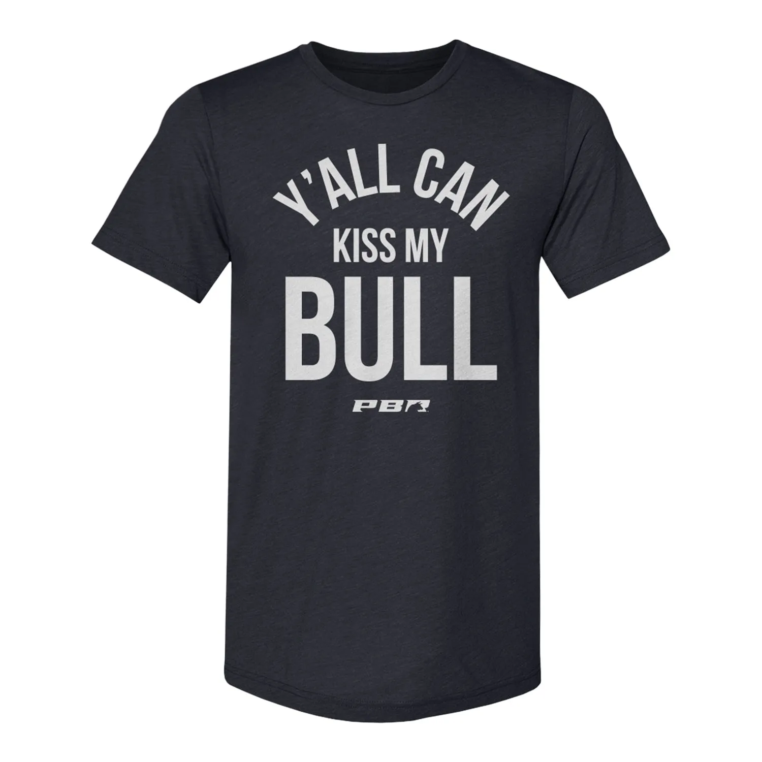 PBR Y'all Can Kiss My Bull T-Shirt - Navy sold by PBR