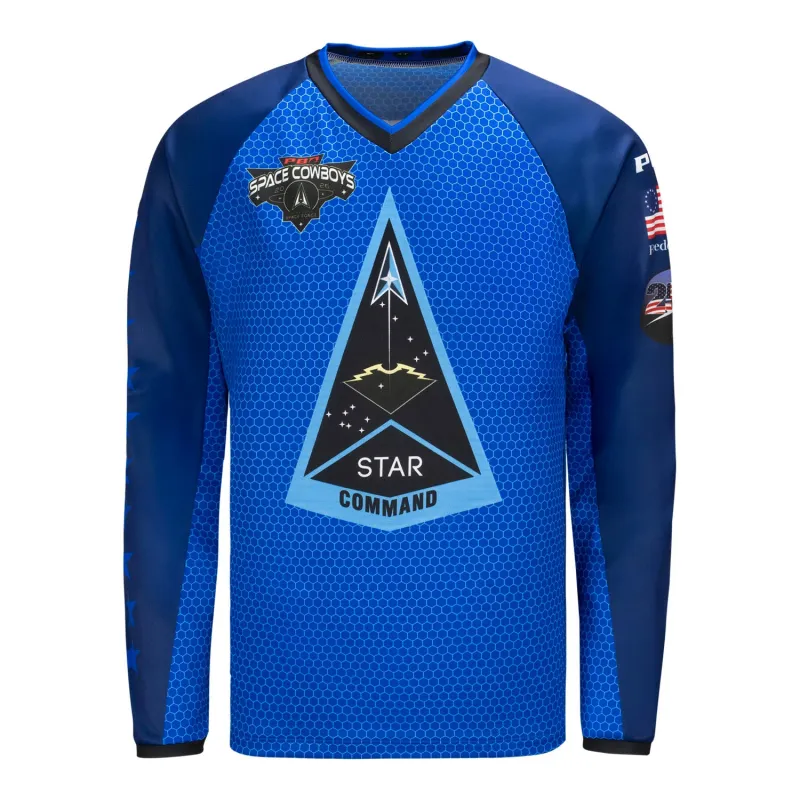 PBR Space Cowboys STARCOM Jersey - Blue made by PBR