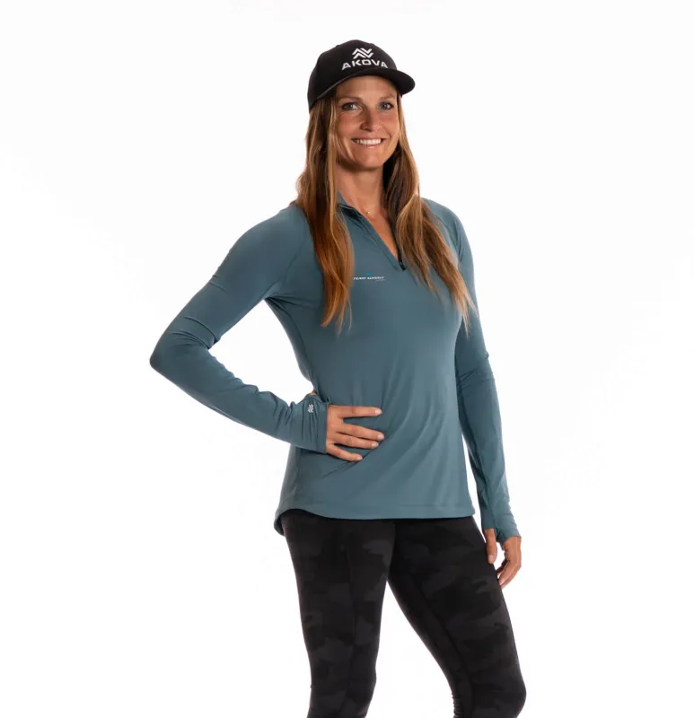 Team Summit - Women's LS 1/4-Zip | UPF 50+ sold by AVOKA