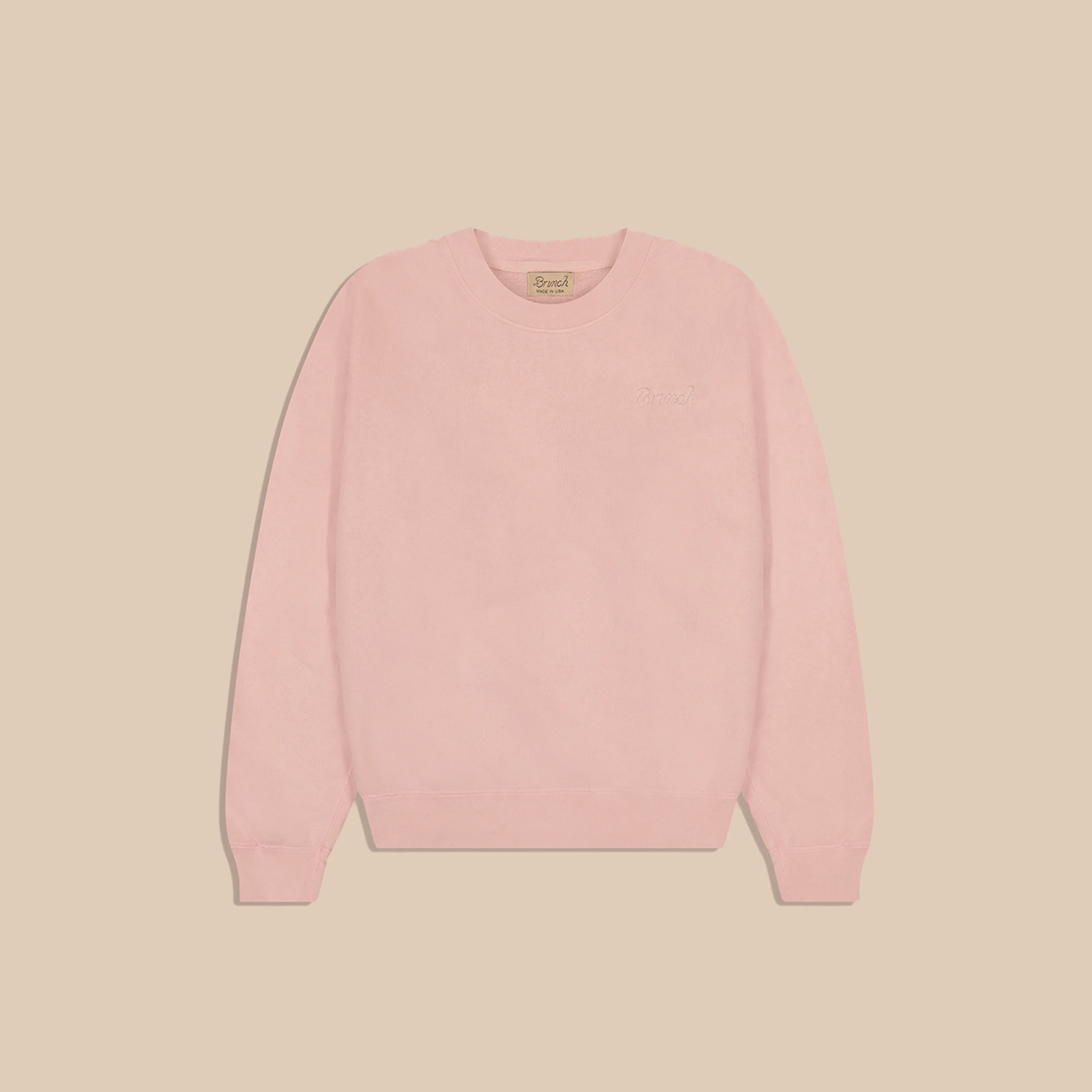 Leisure Crew - Pink - Cotton sold by Brunch