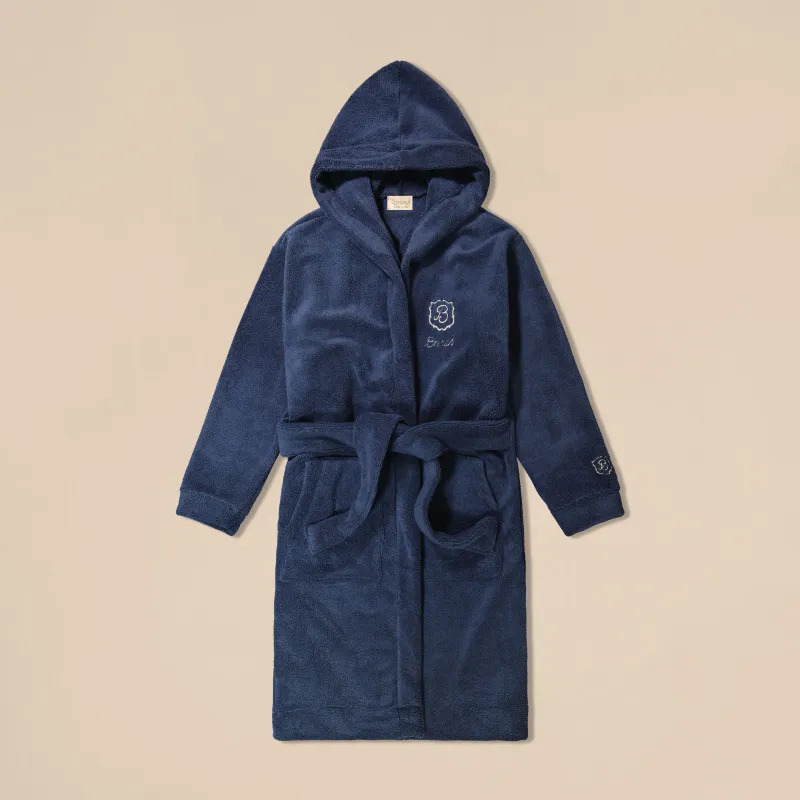 Essential Robe - Navy - Terry sold by Brunch