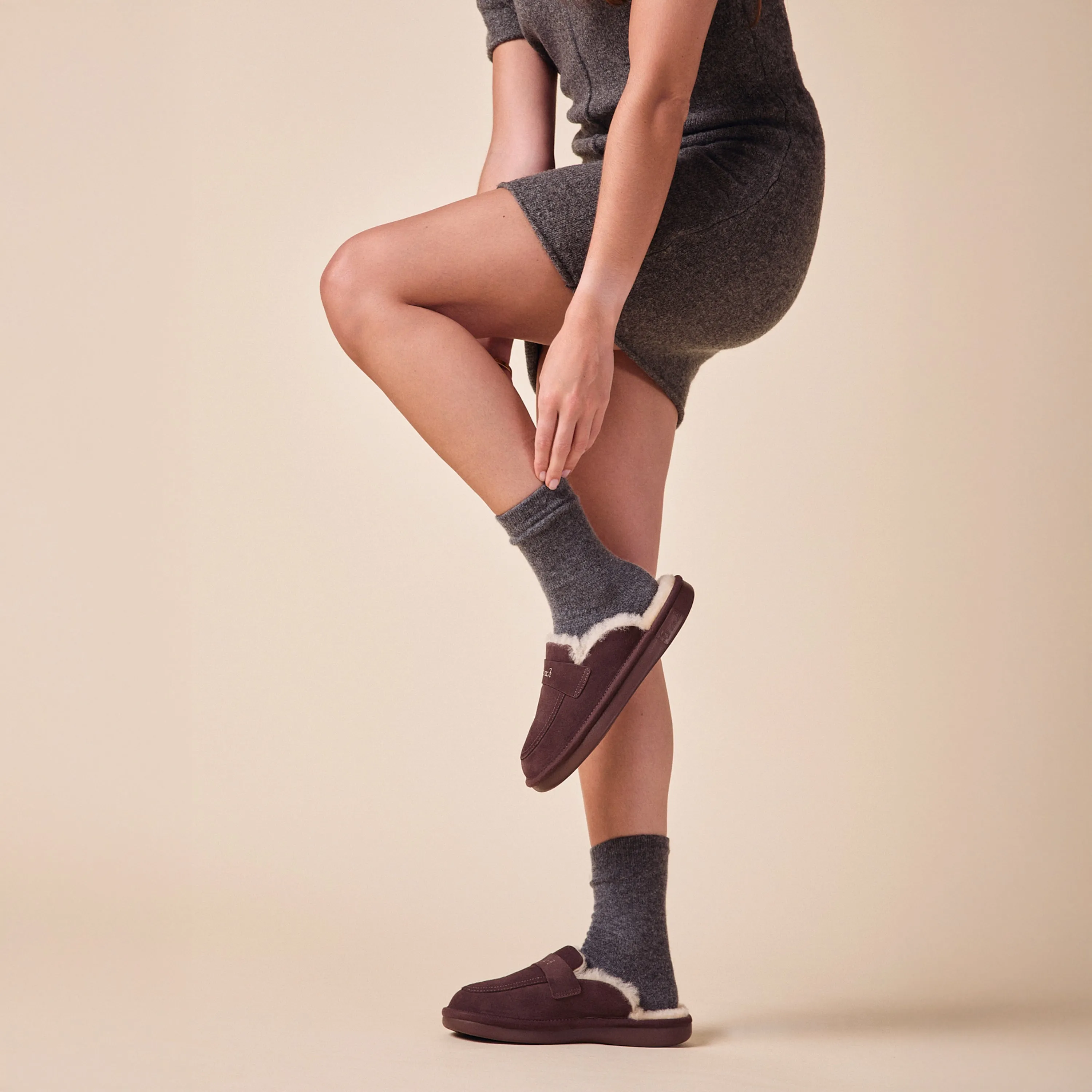 Loafer Shearling - Espresso Brown - Suede sold by Brunch product image thumbnail 2