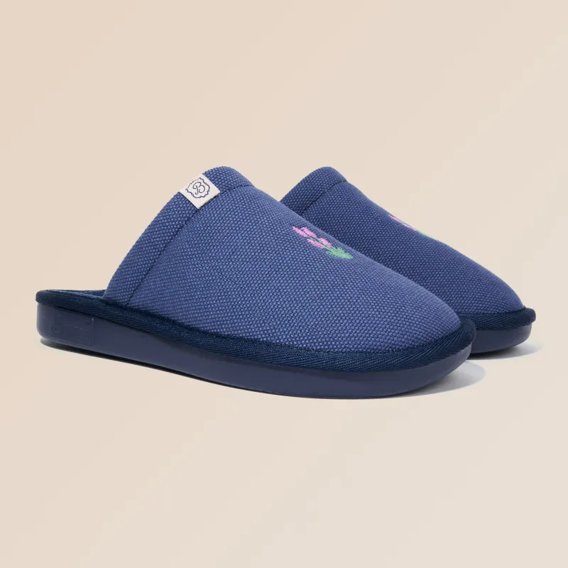 Essential Floral - Canvas - Navy Lavender made by Brunch
