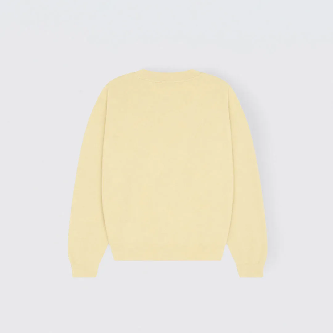 Summer Crewneck - Pale Yellow - French Terry sold by Brunch product image thumbnail 3