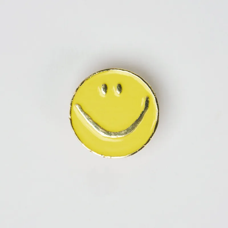 Smiley Charm - Yellow - Metal made by Brunch