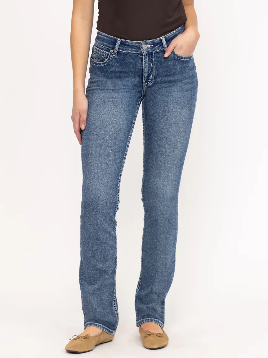 Women's Medium Wash Straight Jeans sold by Warehouse One product image thumbnail 2