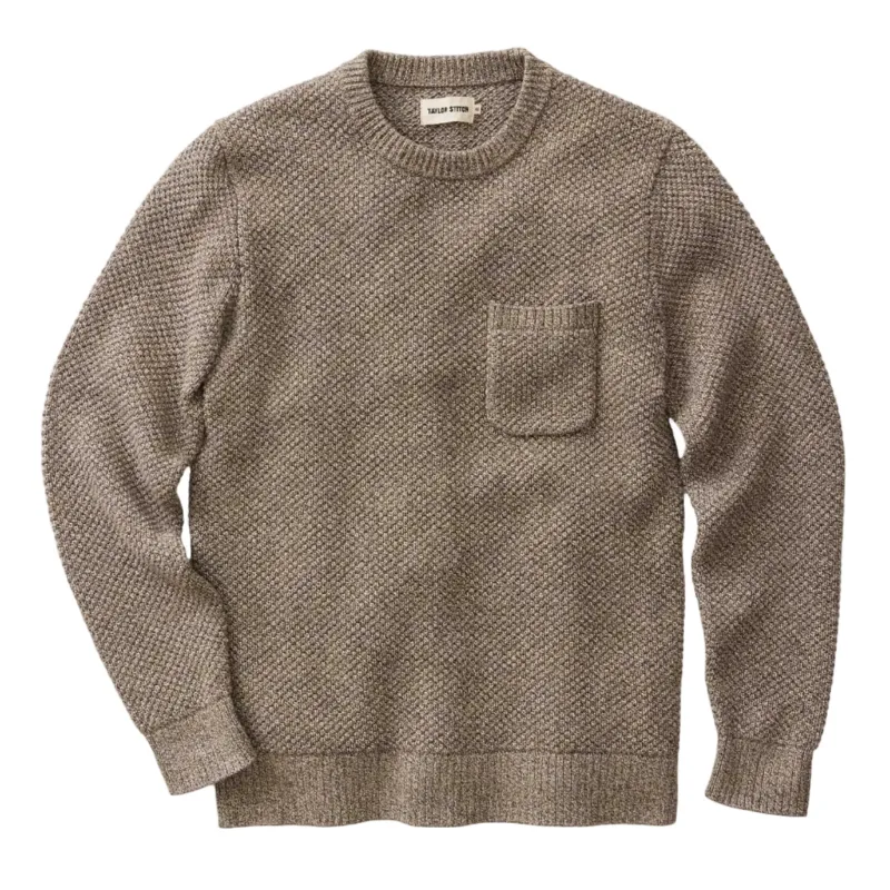 The Crawford Crew Sweater | Coffee Twist made by Taylor Stitch