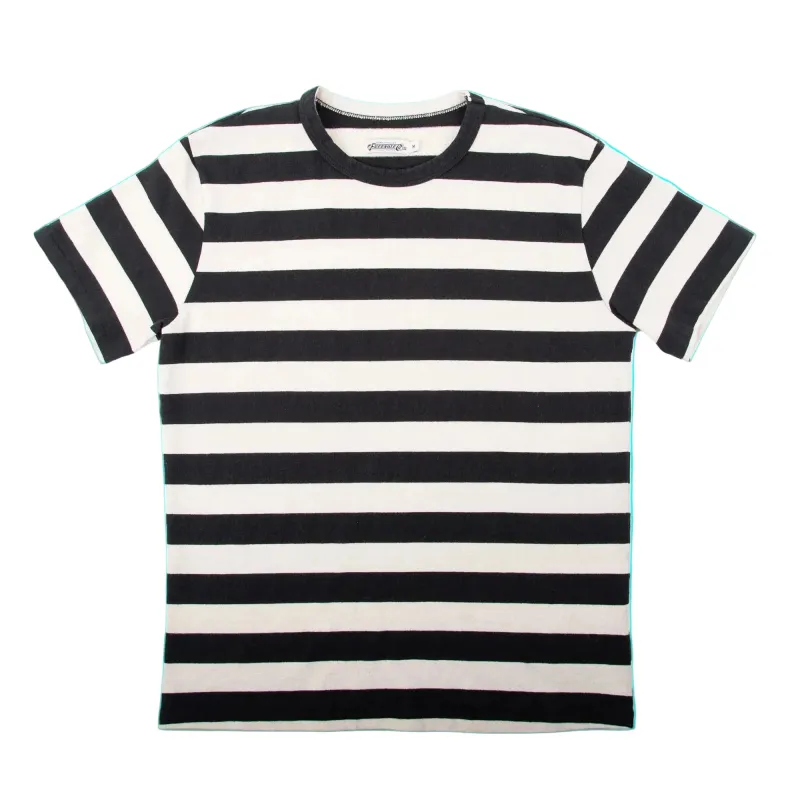 Shifter Short Sleeve | Black Stripe made by Freenote Cloth