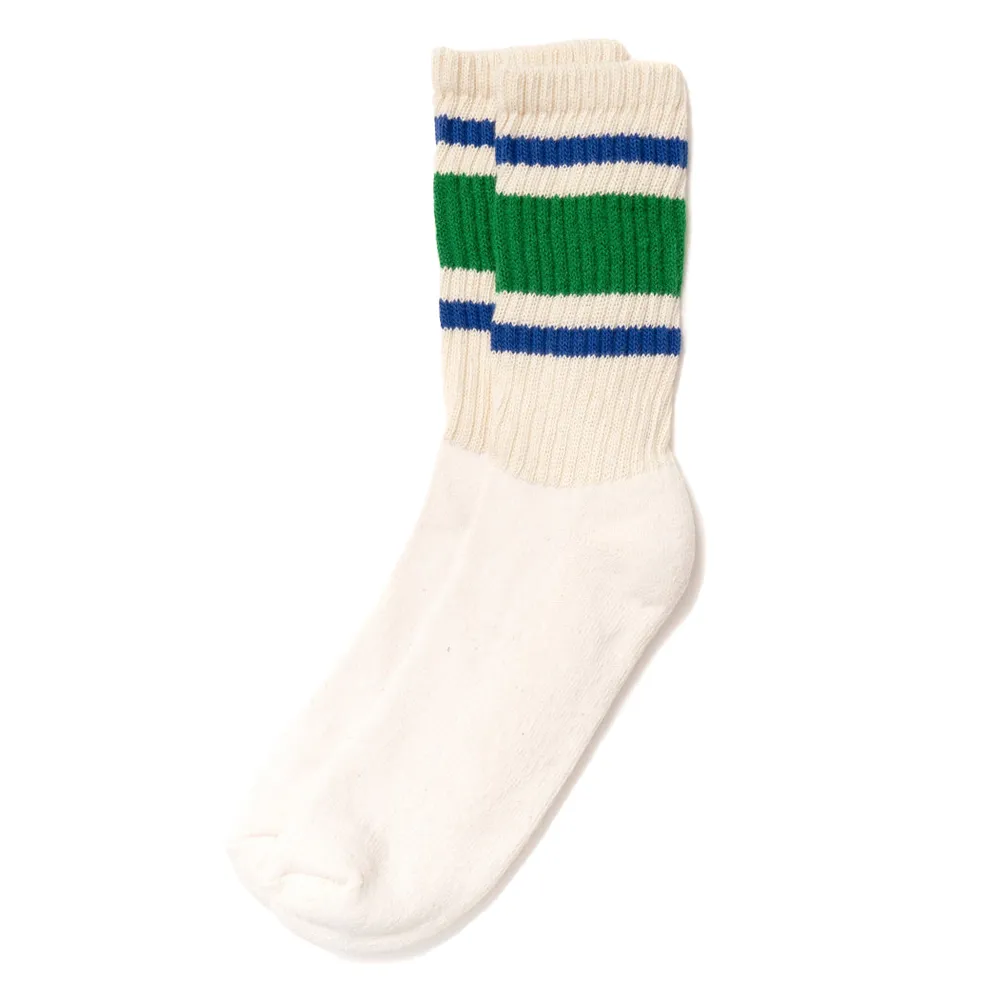 Retro Stripe Crew Socks sold by Fontenelle Supply Co. product image thumbnail 2