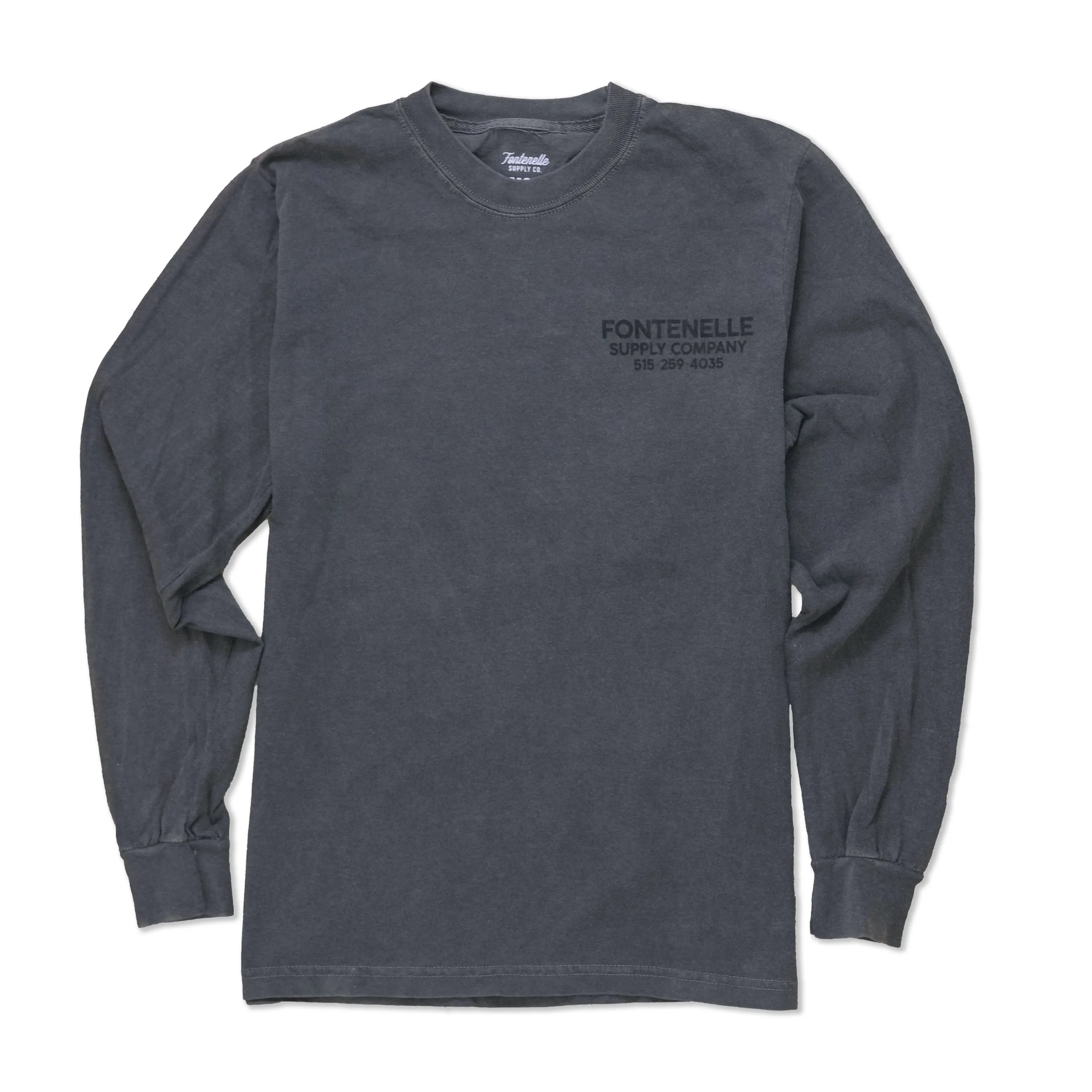 Repair Long Sleeve Tee - Pepper sold by Fontenelle Supply Co. product image thumbnail 2