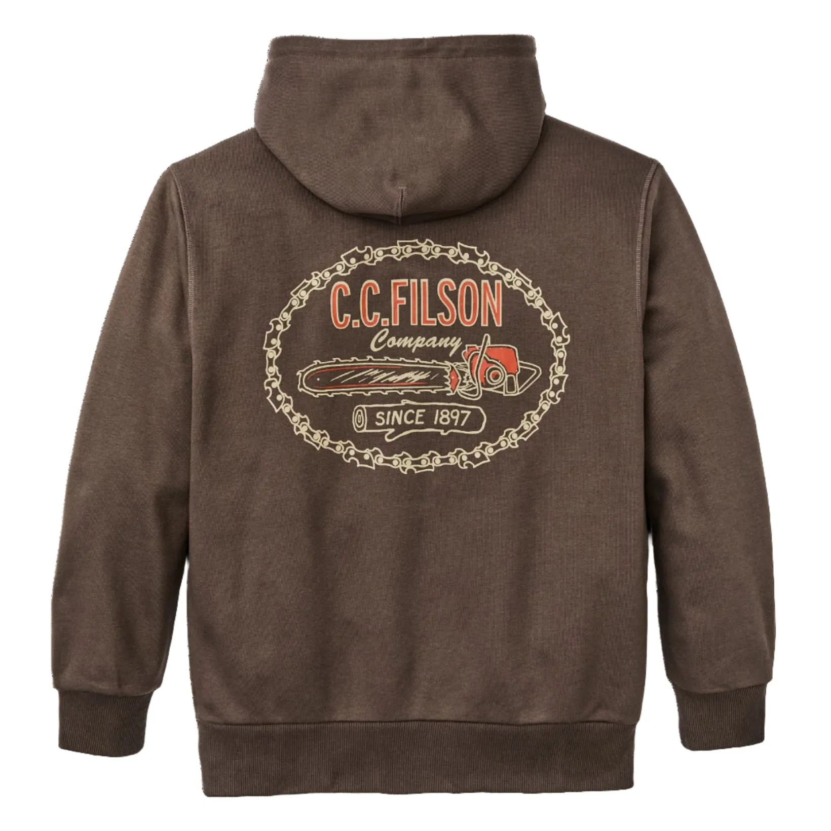 Prospector Graphic Hoodie | Logging Graphic Dark Brown sold by Fontenelle Supply Co. product image thumbnail 2