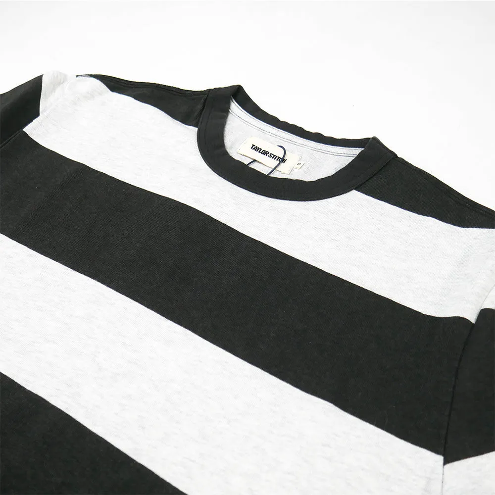 The Organic Cotton Shop Tee | Faded Black Stripe sold by Fontenelle Supply Co. product image thumbnail 3